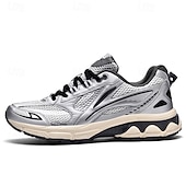 Χαμηλού Κόστους Ανδρικά Sneakers-ανδρικά αθλητικά παπούτσια τρεξίματος λευκά και πορτοκαλί με ελαφρύ πλέγμα – ευέλικτα αθλητικά παπούτσια για μπάσκετ και καθημερινή χρήση