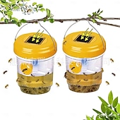 abordables observation des oiseaux et de la faune dans la cour-Pièges à guêpes suspendus pour l&#039;extérieur, piège à abeilles solaire pour l&#039;extérieur, pièges à frelons, attrape-guêpes pour l&#039;extérieur du jardin