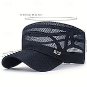 abordables Chapeaux-Été nouveau fer standard réseau complet chapeau haut de forme hommes et femmes décontracté respirant parasol été chapeau d&#039;extérieur