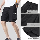 economico Classico-Per uomo Pantaloncini cargo Pantaloncini mimetici Shorts Pantaloncini Estivi Coulisse Elastico in vita Multi-tasche Semplice Mimetico Comodità Indossabile Lunghezza al ginocchio All&#039;aperto Sport