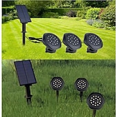 olcso Víz alatti lámpák-napelemes víz alatti fények spotlámpa led kültéri merülő tájkép színes rgb medence lámpa ip68 vízálló medence kerti pázsit dekoráció