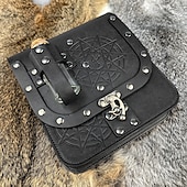 cheap Accessories and More-Retro Vintage Medieval Renaissance Cosplay Costume Belt Pouch Dice Bag Ren Faire Viking Celtic Knight Ranger Men&#039;s Women&#039;s Celtic Viking Halloween Masquerade Performance Stage Renaissance Fair Teen