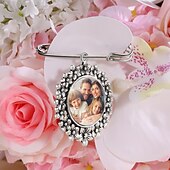 cheap Graduation-Personalized Graduation Pin Brooch Custom Photo Charm Best Wedding Graduation Memorial Sympathy Gift for Anniversary or Birthday Ideal for Friends, Family