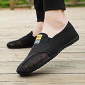 cheap Men&#039;s Sneakers-Men&#039;s Mesh Slip-On Walking Shoes – Ultra Lightweight Breathable Sneakers for Outdoor Activities and Summer Comfort