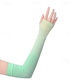cheap Home Sleeves &amp; Gloves-Gradient Color Ice Sleeves Women&#039;s Summer Ice Silk Sun Protection Sleeves Driving Cycling Arm Protection Anti-ultraviolet