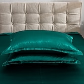 cheap Sheets &amp; Pillowcase-Washed Silk Pillowcase Single Satin Imitation Silk Pillowcase