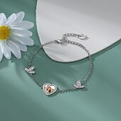 baratos Para mulheres-Pulseira Personalizada com Foto - Melhor Presente para Mãe Avó Esposa - Perfeito para o Dia das Mães Aniversário