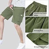 economico Classico-Per uomo Pantaloncini cargo Pantaloncini mimetici Shorts Pantaloncini Estivi Coulisse Elastico in vita Multi-tasche Semplice Mimetico Comodità Indossabile Lunghezza al ginocchio All&#039;aperto Sport