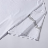 levne základní trička-Pánské Tričko Trička Tričko s krátkým rukávem Tričko Top Krátký rukáv Tričkový Léto Bez vzoru Módní Designové Základní Rychleschnoucí Dovolená ulice Jdeme ven Černá Bílá Vodní modrá Top tričko pro