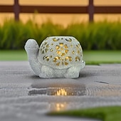 economico Luci paesaggistiche-1 pz. Luce decorativa solare per esterni a forma di tartaruga cava, per cortile, giardino, sentiero, parco, paesaggio, ornamento, luce, statua, animale carino.