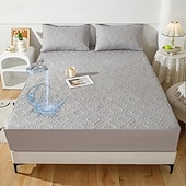 abordables Parures de draps-Protector de matelas imperméable Matelas matelassé Housse de matelas ajustée Protéger le lit Housse de lit épaisse Antidérapante Draps ajustés avec poche profonde Silencieux Hypoallergénique