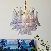 baratos Candeeiros de Lustre-Luminária pendente de LED com 6 luzes, moderna, estilo fazenda, com cordão ajustável, iluminação para ilha de cozinha, sala de jantar, quarto, hotel