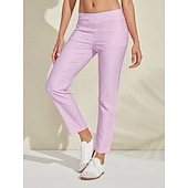 abordables Ropa de golf femenina-Mujer pantalones de golf Rosado morado Azul vaquero Negro Prendas de abajo Ropa de golf para damas Ropa Trajes Ropa Ropa