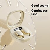 preiswerte TWS Echte kabellose Kopfhörer-True Wireless Kopfhörer TWS Ohrstöpsel In-Ear Bluetooth 5.3 ergonomisches Design mit Ladebox LED Stromanzeige für Reisen Radfahren