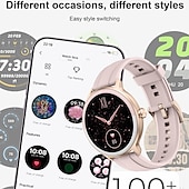 tanie Smartwatche-696 DR03 Inteligentny zegarek 1.27 in Inteligentny zegarek Bluetooth Krokomierz Powiadamianie o połączeniu telefonicznym Rejestrator snu Kompatybilny z Android iOS Damskie Męskie Odbieranie bez