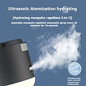 billiga Campingljus &amp;amp; lyktor-1 st utomhus campingljus fläkt multifunktionsspray fyra växlar dimmer två växlar dimning usb laddningsupphängningskrok