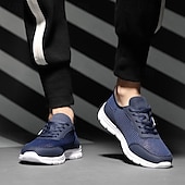 billige Sneakers til herrer-joggesko for menn – pustende lette atletiske joggesko for jogging, trening og uformelle antrekk