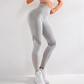 abordables Leggings y mallas de yoga-Mujer Pantalones de yoga Mallas Leggings de Yoga Malla Cintura elástica Control de barriga Levantamiento de tope Yoga Entrenamiento de gimnasio Pilates Pantalones Negro Verde Ejército Azul Otoño