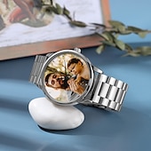 cheap For Men-Personalized Photo Watch Custom Best Gift for Dad, Gift for Husband, Grandpa, Father, Perfect for Father’s Day, Birthday, Christmas, Anniversary