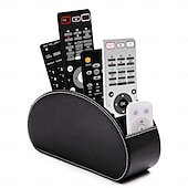 Недорогие Хранение вещей и организация пространства-органайзер для пульта дистанционного управления из искусственной кожи, держатель для хранения косметики, настольный органайзер для офиса и гостиной, домашний ящик для хранения косметики и аксессуаров