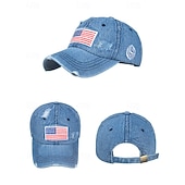  250-årsjubileum i USA Hatter USA Flagg Fritid Voksne Herre Dame Halvhjorteårsjubileum Maskerade Uavhengighetsdag Avslappet Festival Kle deg opp