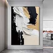 cheap Abstract Paintings-Oil painting hand painted abstract painting Wabi sabi Wall Art Set of 2 Beige Abstract Painting on Canvas A Pair Beige Texture Wall Art Neutral Abstract Wall Art Boho Wal Decor