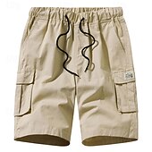 economico Classico-Per uomo Pantaloncini cargo Pantaloncini mimetici Shorts Pantaloncini Estivi Coulisse Elastico in vita Multi-tasche Semplice Mimetico Comodità Indossabile Lunghezza al ginocchio All&#039;aperto Sport