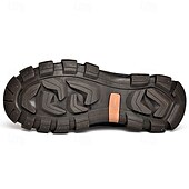 economico Sneakers da uomo-scarpe da ginnastica da uomo con lacci color cuoio e suola in gomma antiscivolo, comode e traspiranti per avventure all&#039;aria aperta e abbigliamento casual da giorno