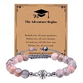 abordables Saison de Diplôme-Cadeaux de fin d&#039;études pour elle et lui, bracelets de fin d&#039;études de la promotion 2025, bracelet boussole de fin d&#039;études inspirant pour femmes, cadeau de fin d&#039;études universitaires pour lui et