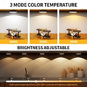 economico luce dell&#039;armadio-1 pz luce notturna a induzione con oscuramento a tre colori, telecomando magnetico, armadietto per vino, armadio, illuminazione, ricarica di tipo C