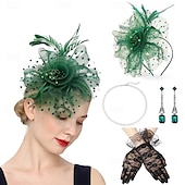 cheap Accessories and More-1920s The Great Gatsby Flapper Headband Bead Bracelet Earrings The Great Gatsby Retro Sparkling Glitter Crystal / Rhinestone Women&#039;s Carnival Valentine&#039;s Day Masquerade Party Evening Wear Masquerade