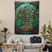 economico Arazzo dell'Albero della Vita-arazzo