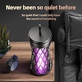 abordables Répulsifs électriques anti-moustiques-Lampe répulsive de moustiques par inhalation à choc électrique répulsif photocatalyseur USB piège à moustiques pour chambre à coucher