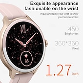 tanie Smartwatche-696 DR03 Inteligentny zegarek 1.27 in Inteligentny zegarek Bluetooth Krokomierz Powiadamianie o połączeniu telefonicznym Rejestrator snu Kompatybilny z Android iOS Damskie Męskie Odbieranie bez
