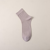 preiswerte Herren Elite Zubehör-Herren 1 Paar Socken Freizeitsocken Schwarz Weiß Farbe Einfarbig Hohl Schule Formell Hochzeit Netz Loch Dünn Sommer Frühling Herbst Ganzjahres Elegant Täglich