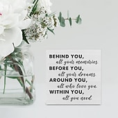 preiswerte Abschlusszeit-Abschluss Spruch Holzbox Schild Deko Schreibtischschild positiv hinter Dir all deine Erinnerungen Holzbox Blockschild rustikal Home Regal Wanddekoration Grad Geschenk