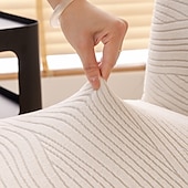 olcso Étkezőszék huzat-1/4/6db étkezőszék huzat huzatok egyszerű geometrikus vonalak jacquard huzatok