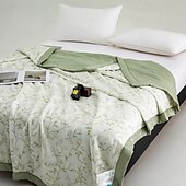 baratos Cobertores de cama-Colcha de verão, Floral / flor Fibra de Liocel Confortável cobertores