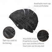 baratos Perucas Sintéticas sem Touca-perucas para mulheres peruca preta curta ondulada com franja peruca bob cacheada comprimento dos ombros perucas femininas perucas de fibra sintética resistente ao calor para uso diário em festas