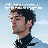 お買い得  ビジネスヘッドセット-m75 ハンズフリー電話運転ヘッドセット 耳かけ式 Bluetooth 5.3 ステレオ サラウンド サウンド HiFi フィットネス ジム ワークアウト 携帯電話用