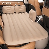 abordables Actividad al Aire Libre-Cama inflable multiambiente para acampar, cojín inflable para exteriores, cama inflable para coche, habitación, colchón para caravana, SUV, cama inflable de respaldo, cómoda y fácil de limpiar.