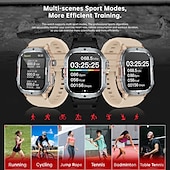 abordables Montres connectées-696 C30PRO Montre intelligente 2.19 pouce Smartwatch Montre Connectée Bluetooth Podomètre Rappel d&#039;appel Moniteur de Sommeil Compatible avec Android iOS Hommes Appels Mains Libres Rappel de Message