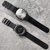 economico Orologi digitali-Orologio digitale NORTH EDGE da uomo Orologio sportivo all&#039;aperto tattico casual con bussola altimetro cronometro luminoso cinturino in silicone nylon
