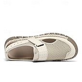 זול סנדלים חיצוניים-סנדלי גברים - עיצוב רשת נושם, סגנון נינוח לנסיעות יומיות והרפתקאות חוצות קלות