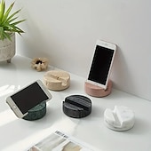 economico Supporto per telefono-Supporto per cellulare in pietra naturale impermeabile elegante supporto da scrivania in marmo per smartphone decorazione per ufficio e casa