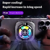 cheap Universal Accessories-SL39 Mobile Phone Cooler Magnetic Back Clip Semiconductor Radiator with Silent Fan for Gaming