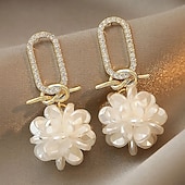 cheap Accessories and More-Women's Drop Earrings Classic Joy S925 Sterling Silver Earrings Jewelry Gold For Wedding Valentine's Day Prom Festival