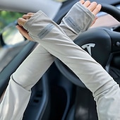 cheap Home Sleeves &amp; Gloves-Ice Sleeves Men&#039;s Sun Protection Sleeves Summer Outdoor Anti-ultraviolet Loose Sleeves Driving Arm Sleeves