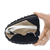 billiga Herrsneakers-Herr Sneakers PU Läder Nylon Andningsfunktion Bekväm Halksäker Snörning Brun Grå Sommar Vår