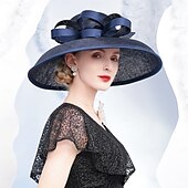 olcso Partikalapok-kalapok len bowler / cloche kalap napsapka sinamay kalap esküvő tea party elegáns esküvő csípős oldalsó fejfedővel